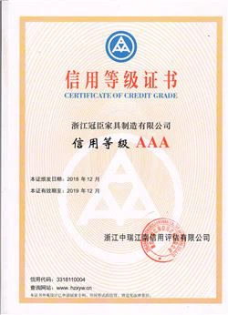AAACredit certificate