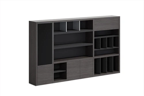 Szafka z drewna biurowego